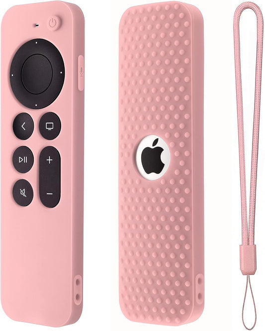 Hi Color Pink Silicone Cover for Apple TV 4K Siri Remote 2021