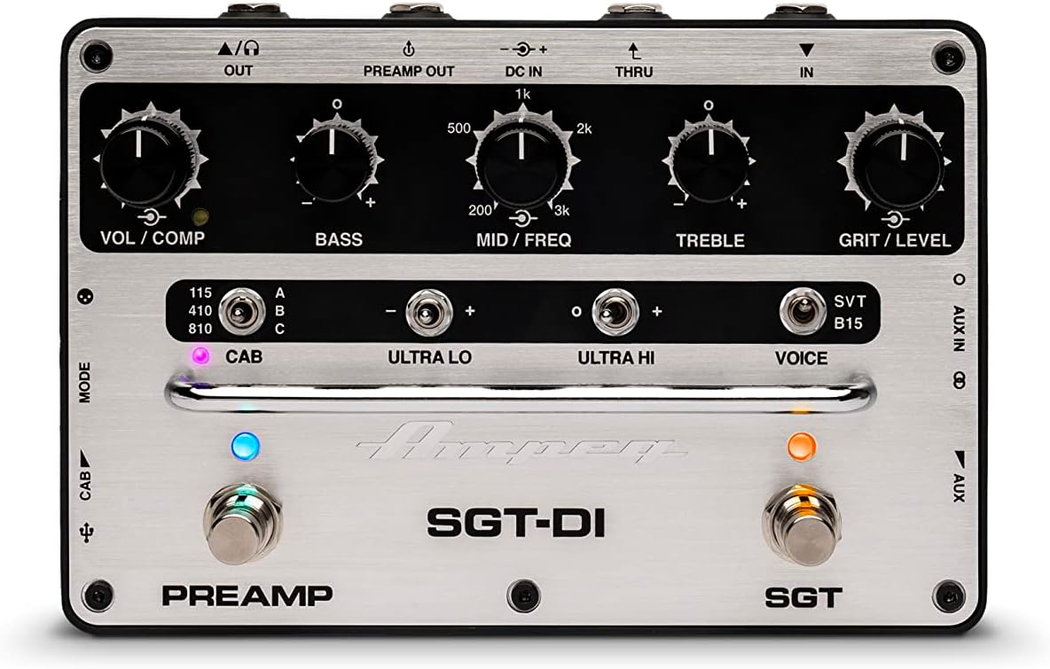 SGT-DI Ampeg All-In-One Bass Box with 3-Band EQ Features