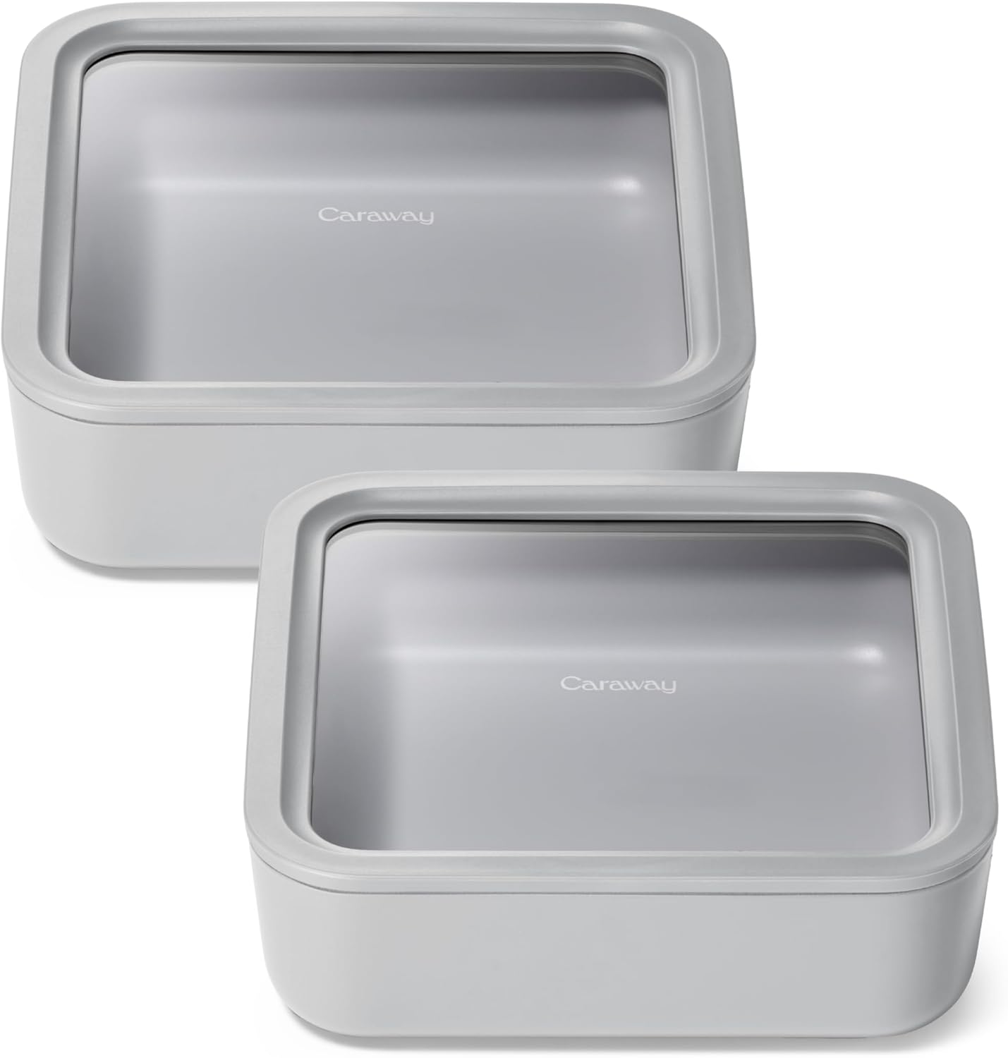 Caraway 2pc Glass Food Storage Set - Non Toxic & Versatile