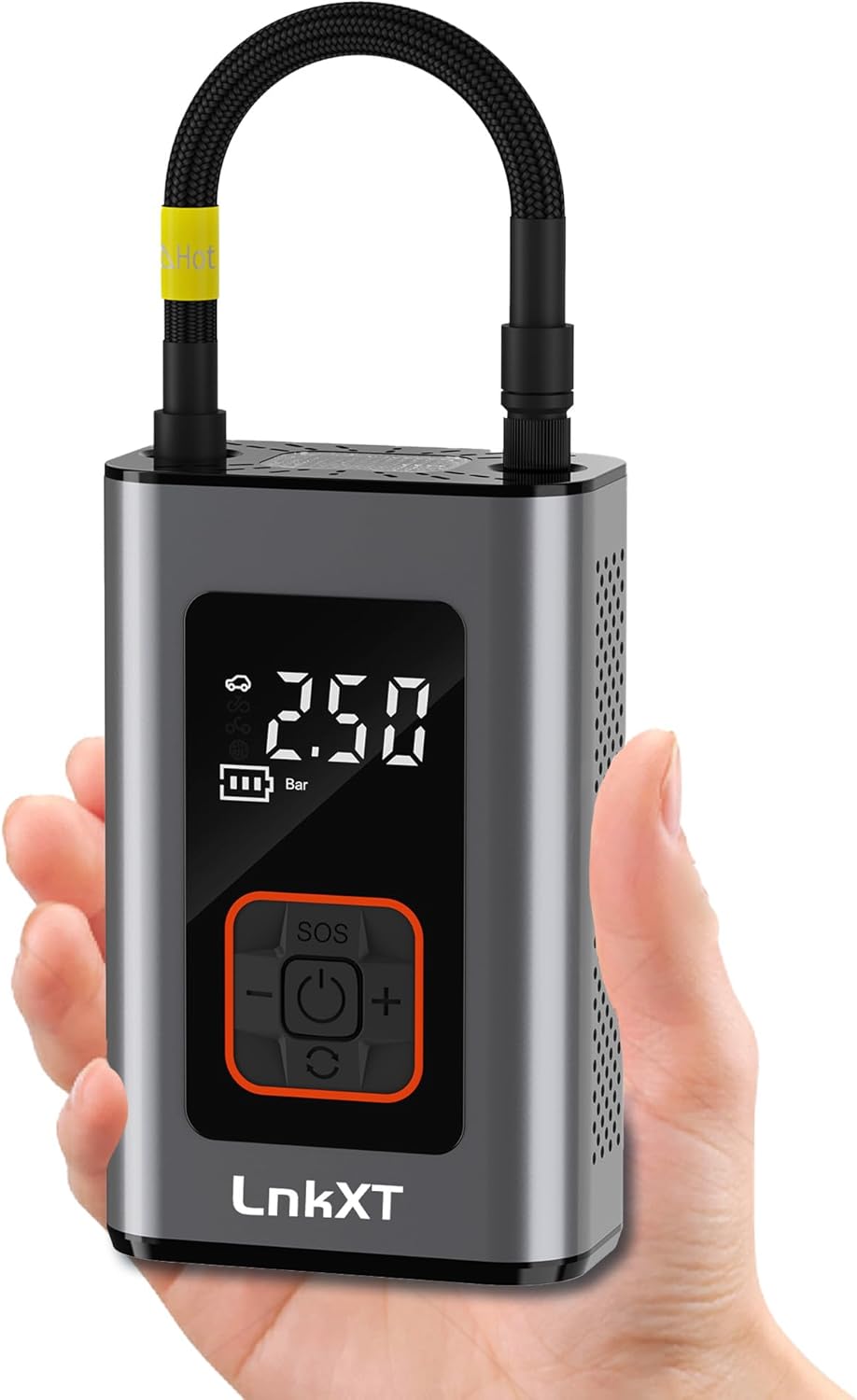 LnkXT Portable Metal Air Compressor - Inflate Anywhere!