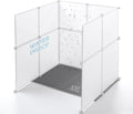 MEEXPAWS Cat Litter Box Enclosure Splash Guard XXL - Large DIY Litter