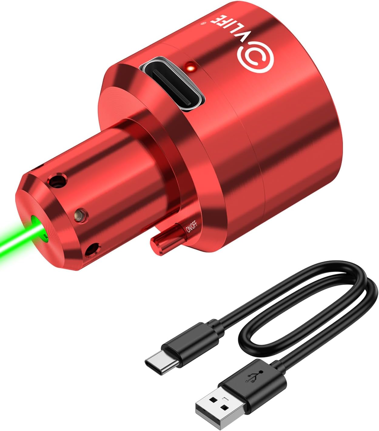 CVLIFE Rechargeable Green Red Laser Bore Sight for Multiple Calibers