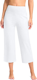 Women's Capri Pants with Pockets High Waist Yoga Pants (Style 6RMT)