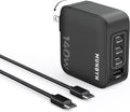 MUNBYN CR14 140W USB C GaN Wall Charger - Compact 4-Port Fast Charger