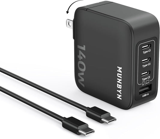 Ultimate 140W Fast Charging Hub by MUNBYN