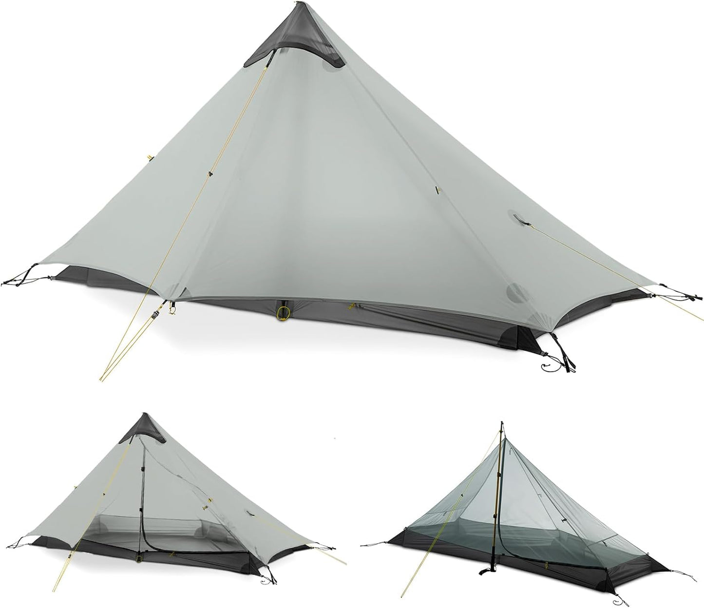 LANSHAN Ultralight Tent for 1-Person or 2-Person Camping