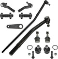 TRQ Front Ball Joints & Tie Rods Suspension Kit - Direct Fit