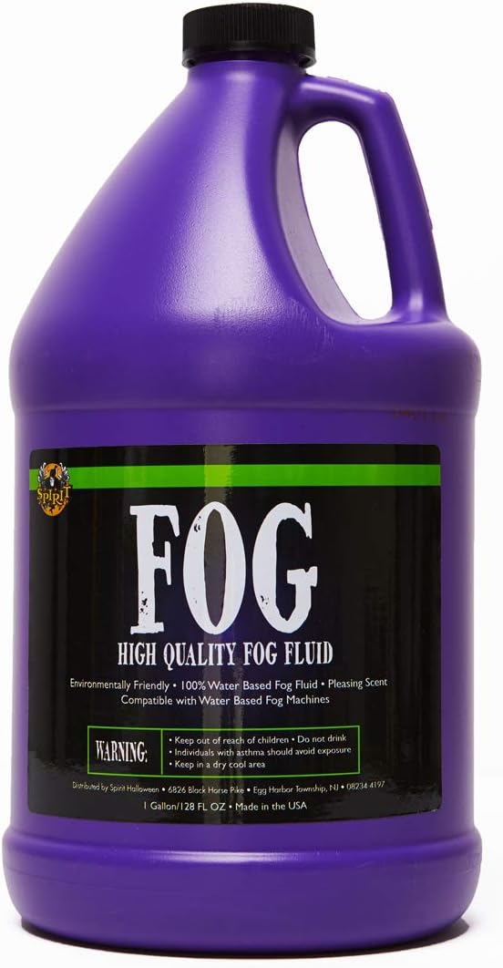 Fog Machine Fluid for Halloween Decor | 1 Gallon of Fun
