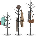 Heavy Duty Coat Rack with Marble Base - Stable Freestanding Stand