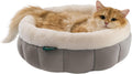 BALANCE Cat Bed 18 in Donut for Small Cats and Toy Dogs - Cozy Sleep