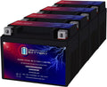 Mighty Max YTX4L-BS 12 Volt 3AH Motorcycle Battery Pack of 4 - Compact