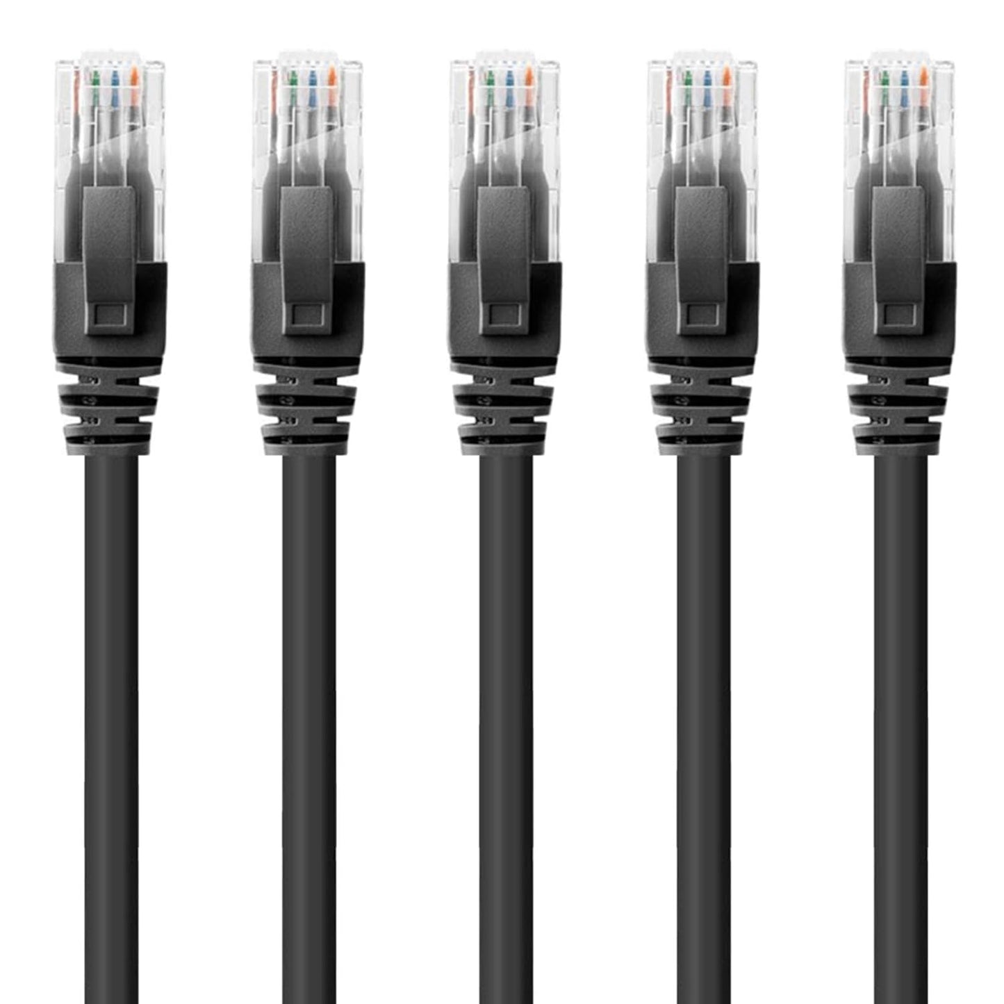GESS Technologies Cat 6 Ethernet Cable 5 Pack 50ft High Speed