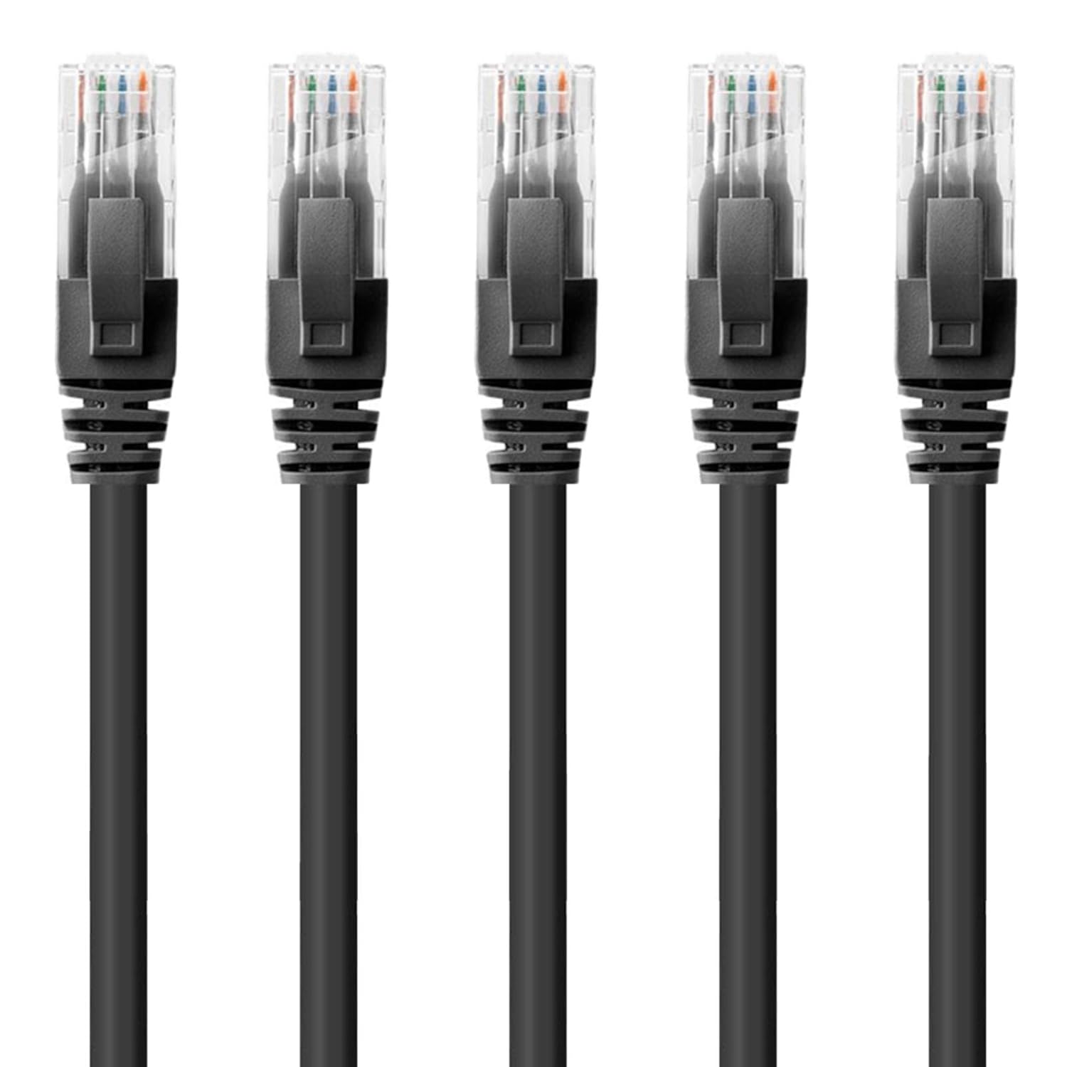 GESS Technologies Cat 6 Ethernet Cable 5 Pack 50ft High Speed