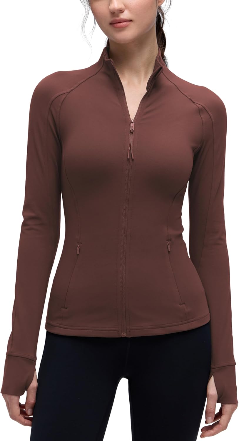 CRZ YOGA Butterluxe Hip Length Jackets for Women - Soft Comfort