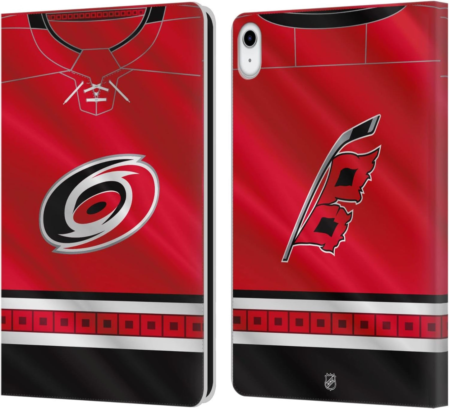 NHL Jersey Carolina Hurricanes Leather Wallet Case for iPad 10.9