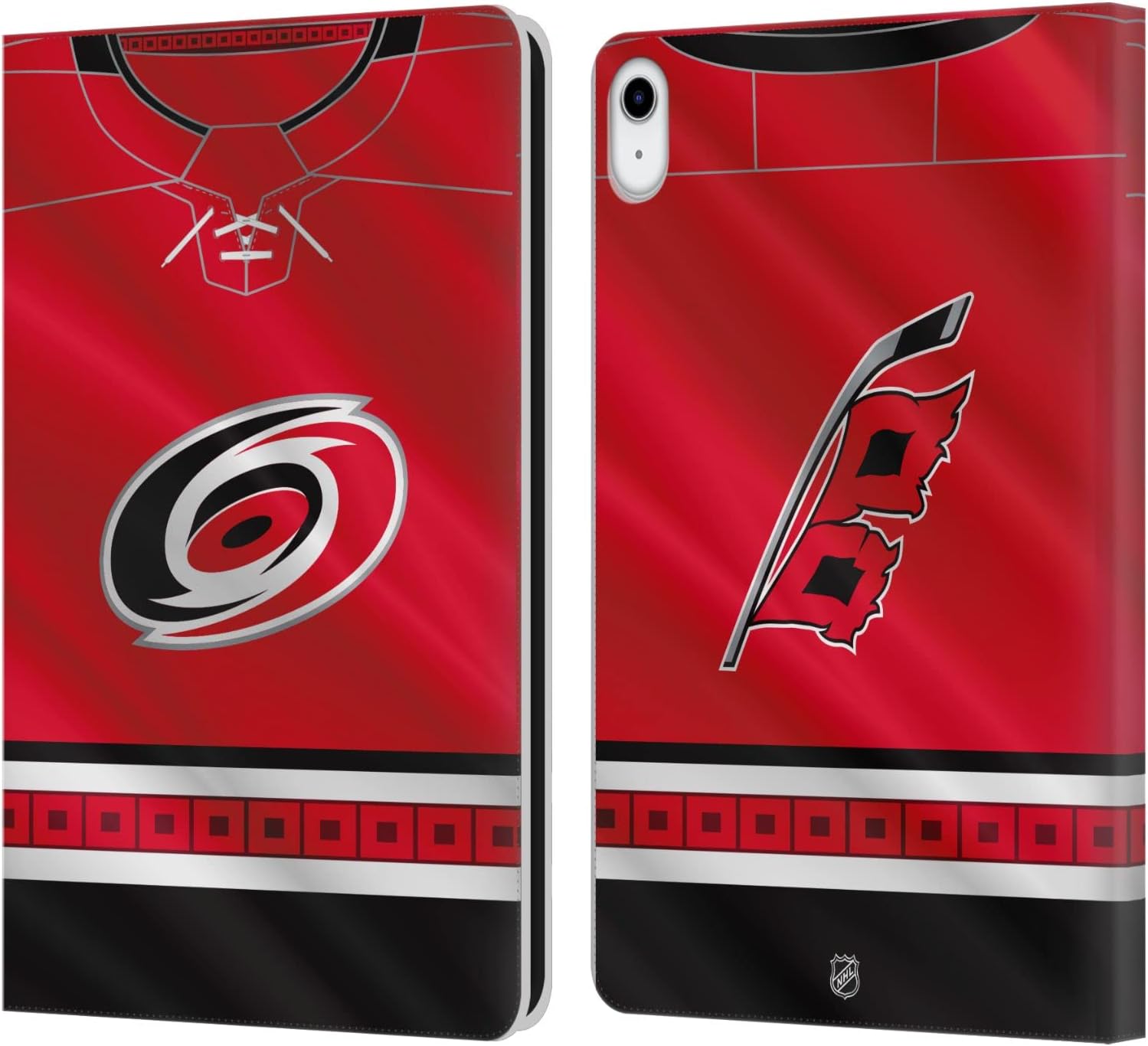 NHL Jersey Carolina Hurricanes Leather Wallet Case for iPad 10.9