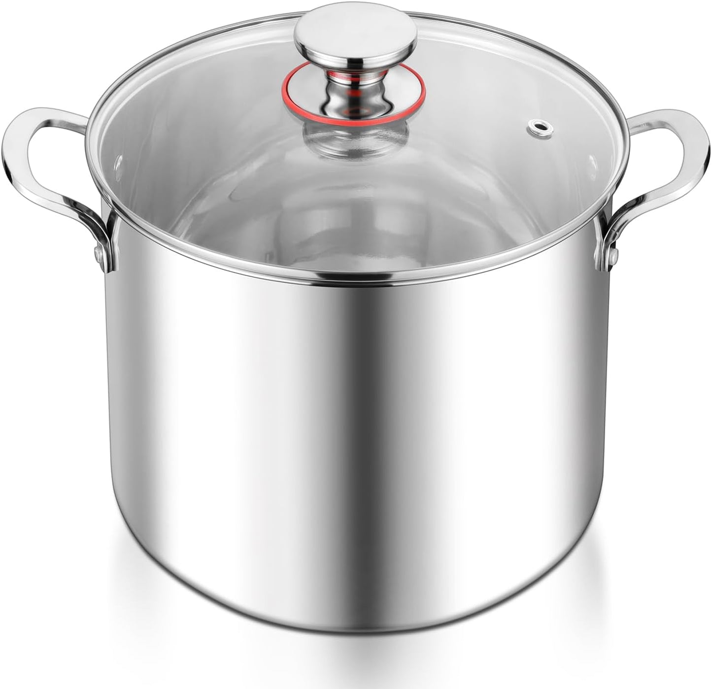 E-far 12-Quart Stock Pot for Cooking Soup and Stew