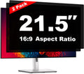 21.5 in Computer Privacy Screen Shield 2 Pack - Anti-Glare, Blue Light