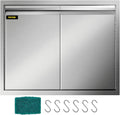 Double BBQ Access Door 30in x 21in - Stainless Outdoor Kitchen Door