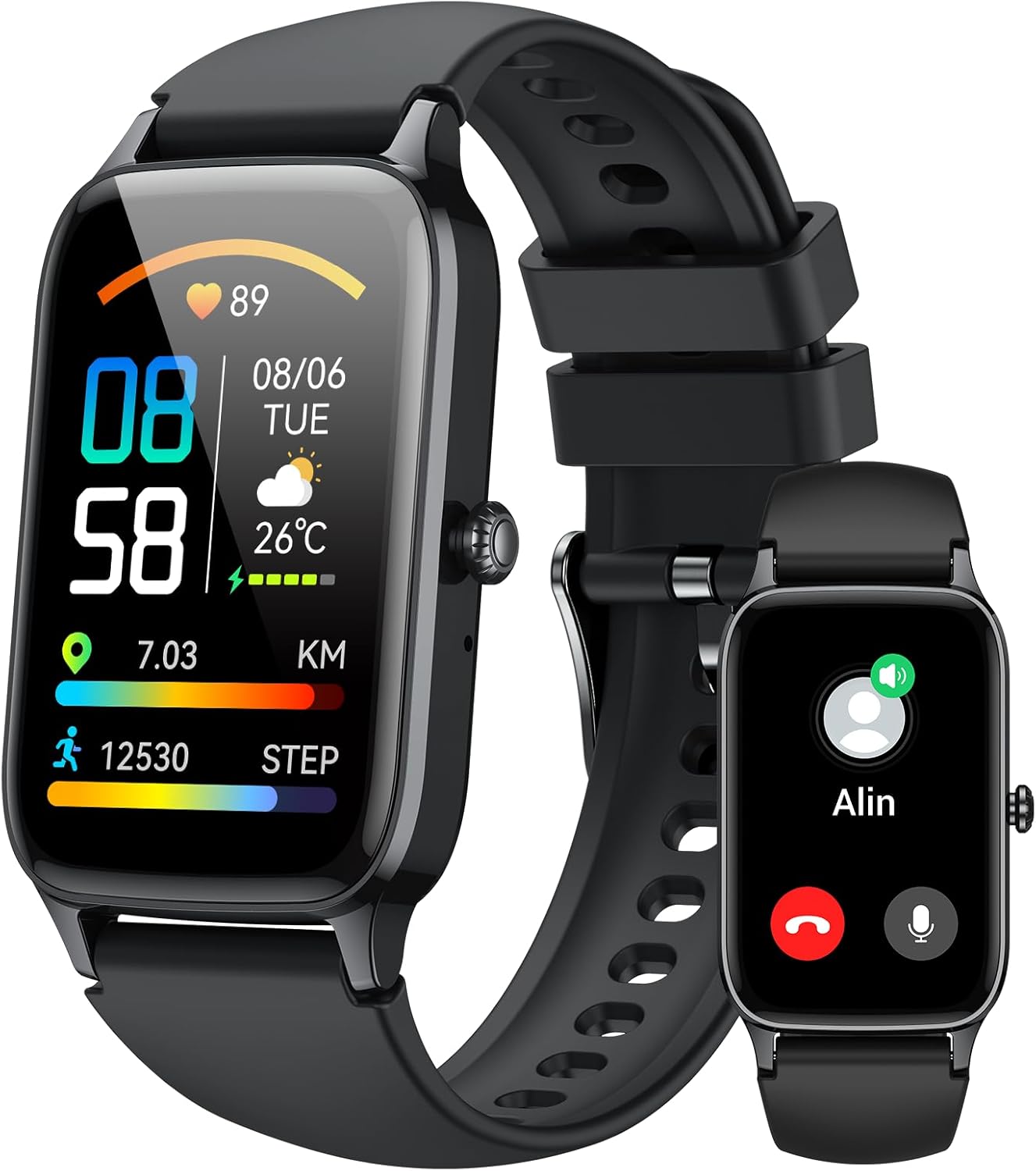 Dyurwa Smartwatch: Answer Calls, 110+ Sport Modes