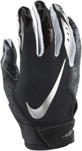Men's Nike Vapor Jet 5.0 Football Gloves Black/Chrome - Secure Grip