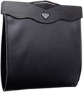 Car Leather Trash Bag Smart LED Waterproof Organizer - Compact Car Can