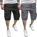 PIDOGYM Men's Casual Cargo Shorts - Durable 6-Pocket Waterproof