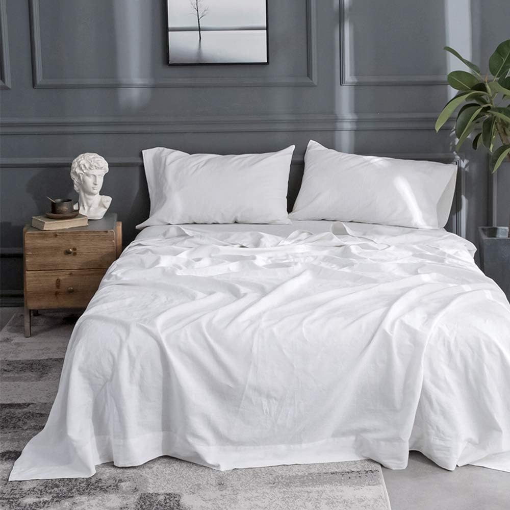 Belgian Linen Sheet Set - Soft Breathable Farmhouse Bedding