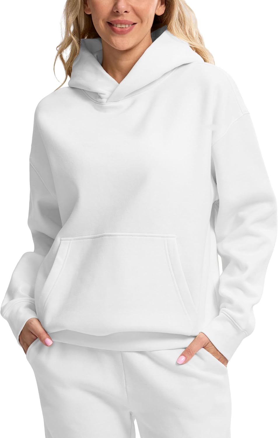 G Gradual Oversized Fleece Hoodie for Women - Cozy & Stylish