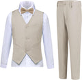 Boys Suits Slim Fit 4 Piece Formal Dresswear Suit (Style 42DR)