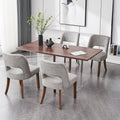 Modern VKNOW Wooden Dining Chairs Set of 4 for Stylish Spaces