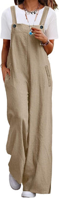 Trendy YESNO Women's Corduroy Overalls for Relaxed Fashion
