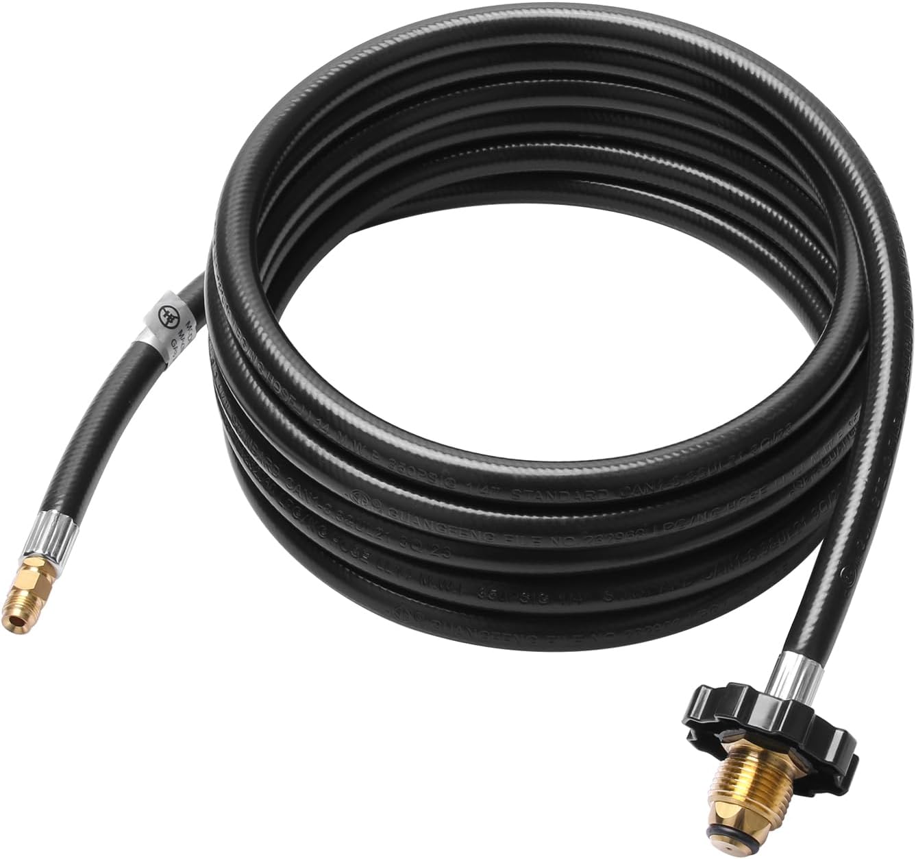 12ft RV Propane Hose for Gas Grill and Camping Applications