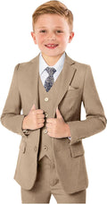 Boys Formal Suit 5 Piece Set for Teens and Toddlers - Versatile Fit