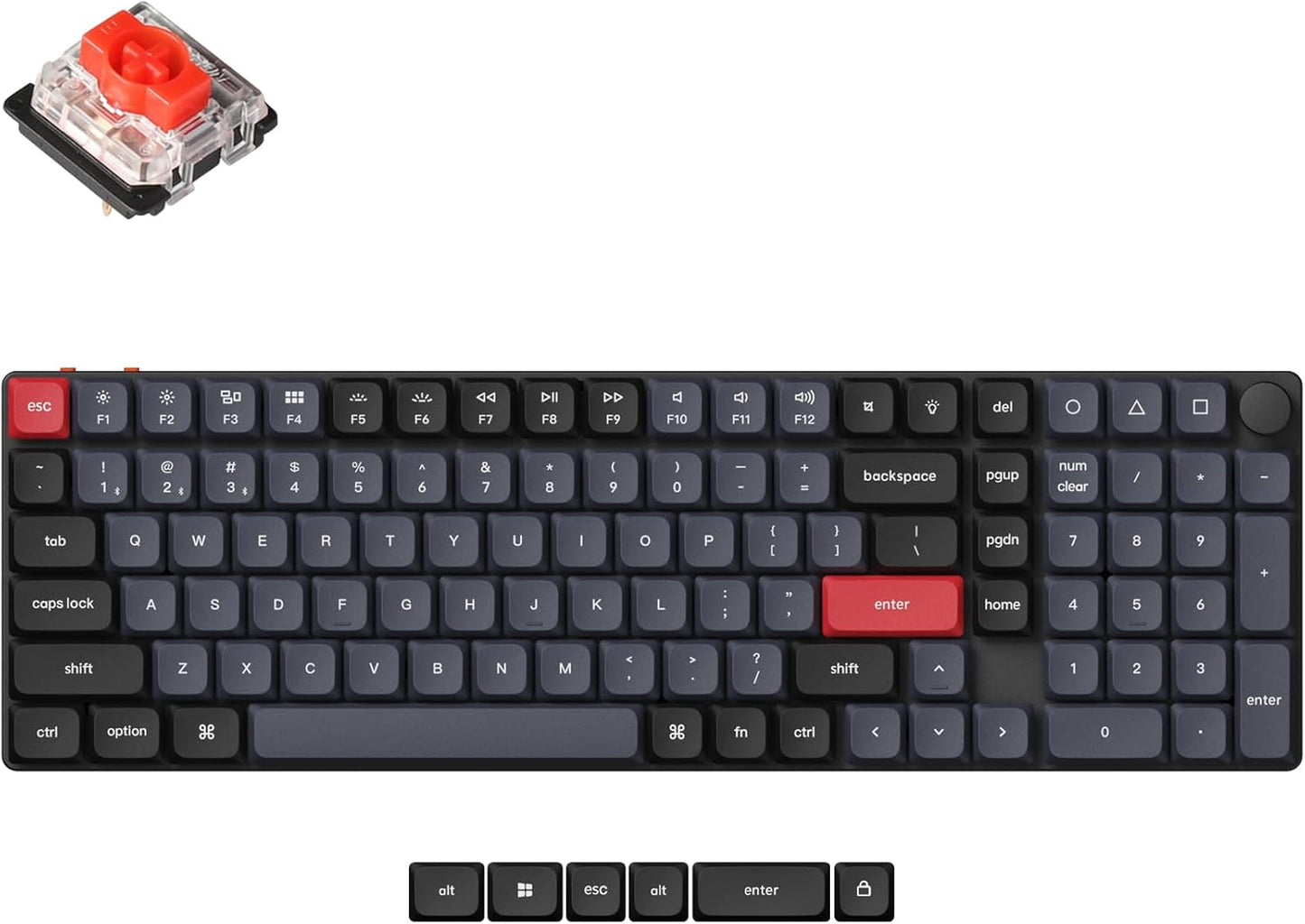 Custom Wireless Mechanical Keyboard with Numpad
