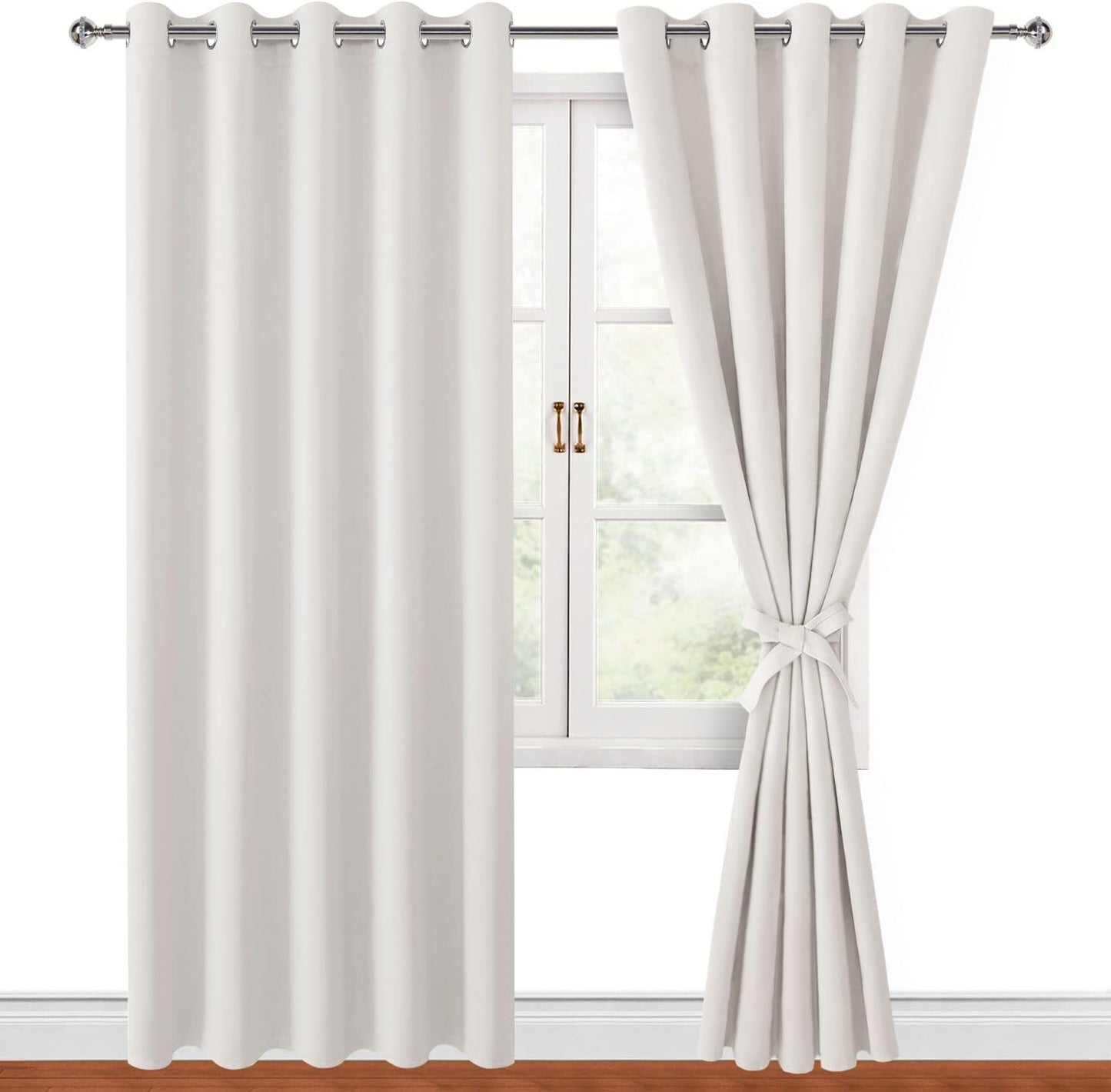 Hiasan Blackout Curtains for Bedroom - Thermal Insulated 60 x 84 in