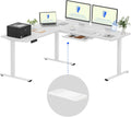 L Shaped Standing Desk 71 x 63 in - Electric Height Adjustable