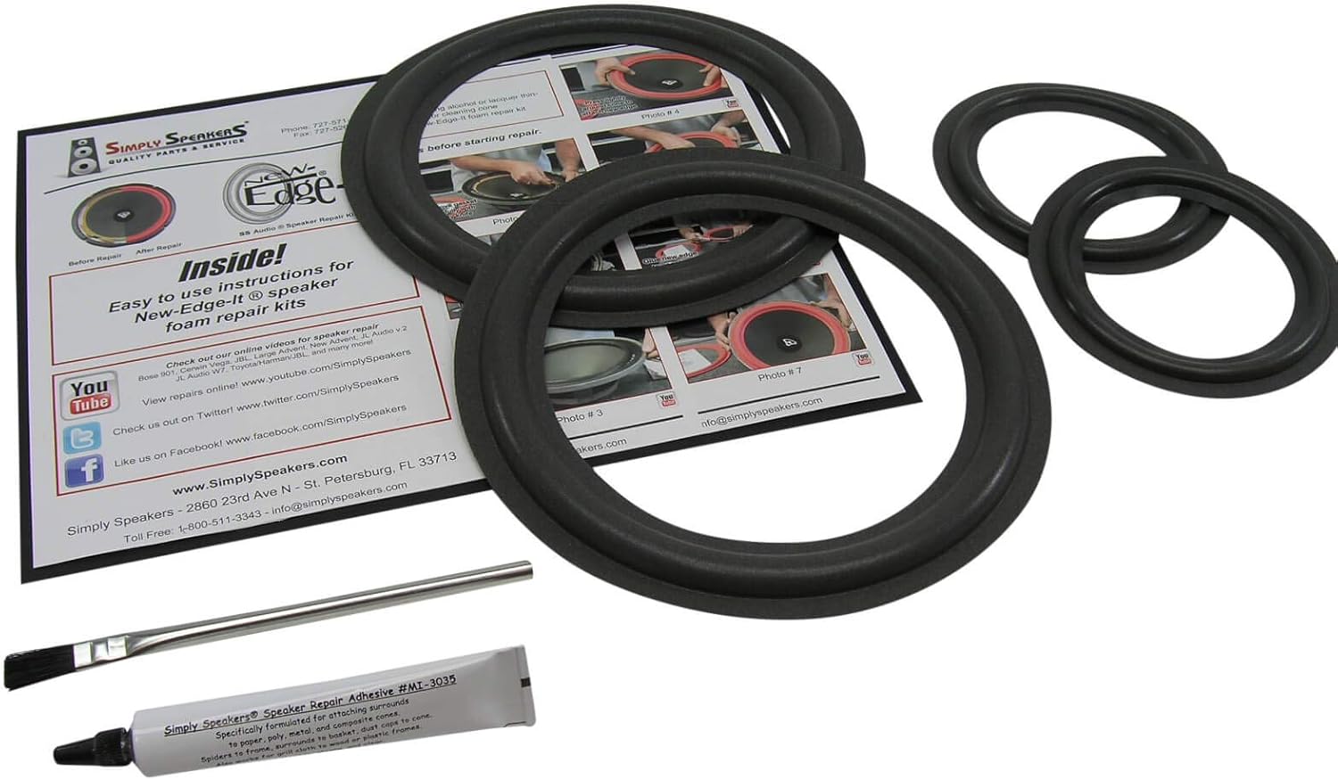 Infinity Complete System Speaker Repair Kit for DIY Enthusiasts