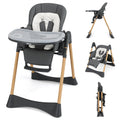 INFANS Baby High Chair for Toddlers - Adjustable, Foldable Comfort