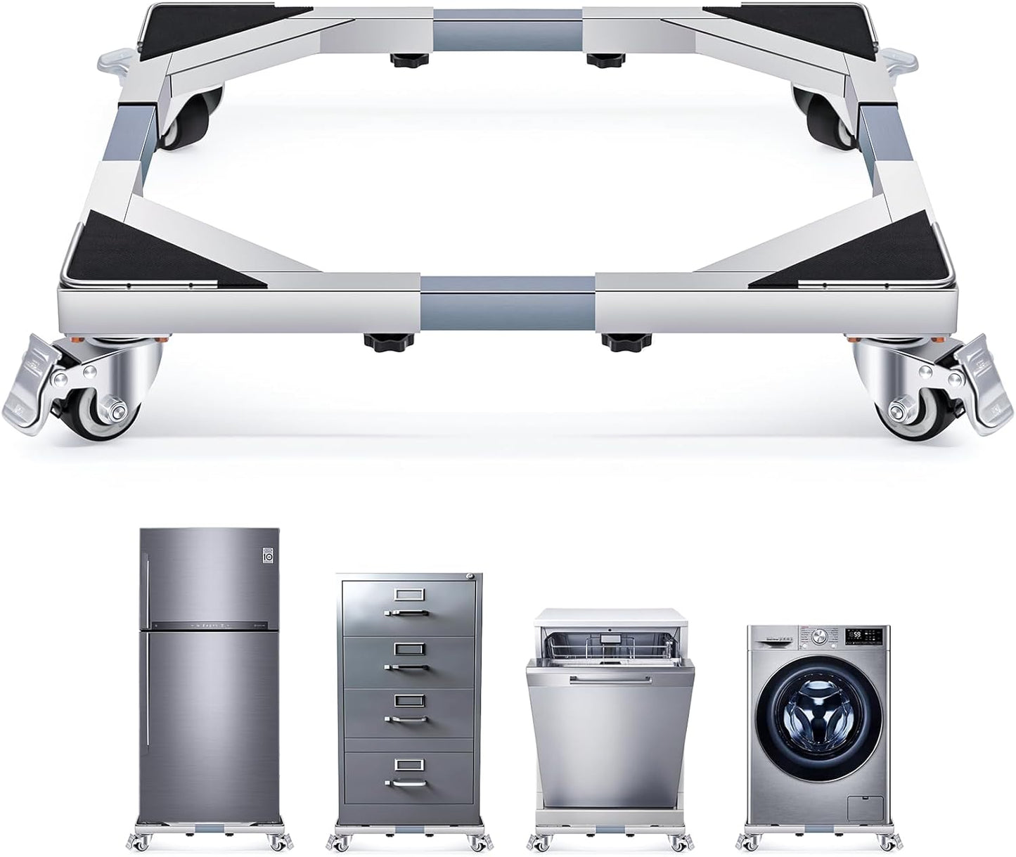 700 Lbs Heavy Duty Appliance Dolly - Nefish Stainless Steel