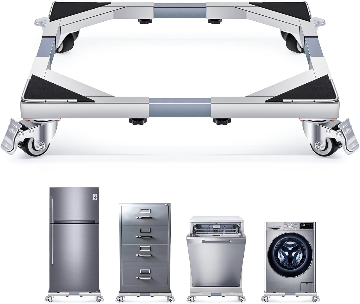 700 Lbs Heavy Duty Appliance Dolly - Nefish Stainless Steel