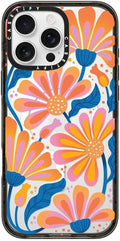 Impact Case for iPhone 16 Pro Max Clear Black - Lazy Daisy - Slim