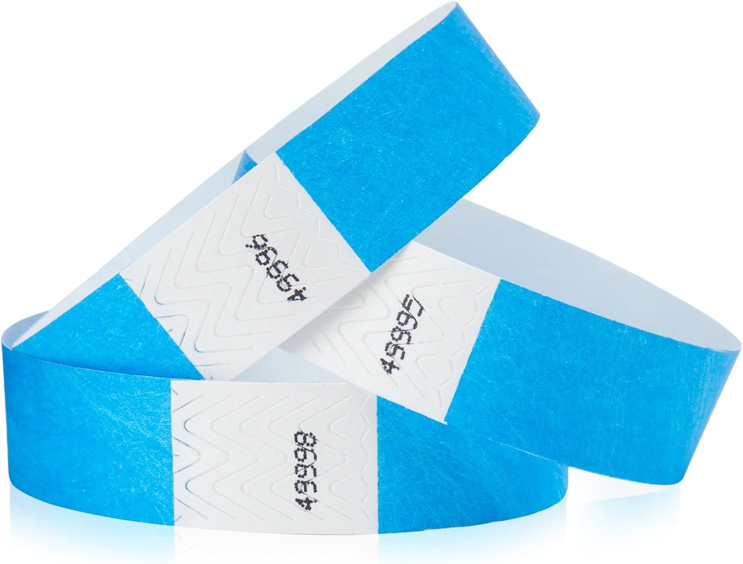 5,000 Neon Blue Tyvek Wristbands for Events - Premium-Grade ID