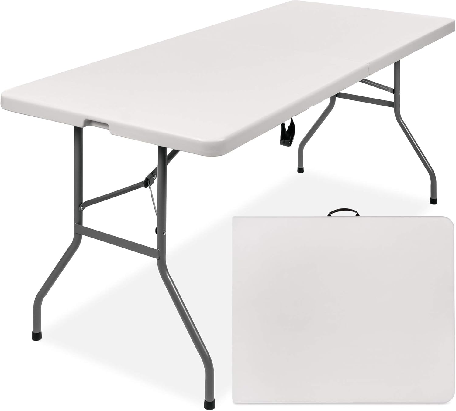 Best Choice Products 6ft Folding Table for Indoor Outdoor Use