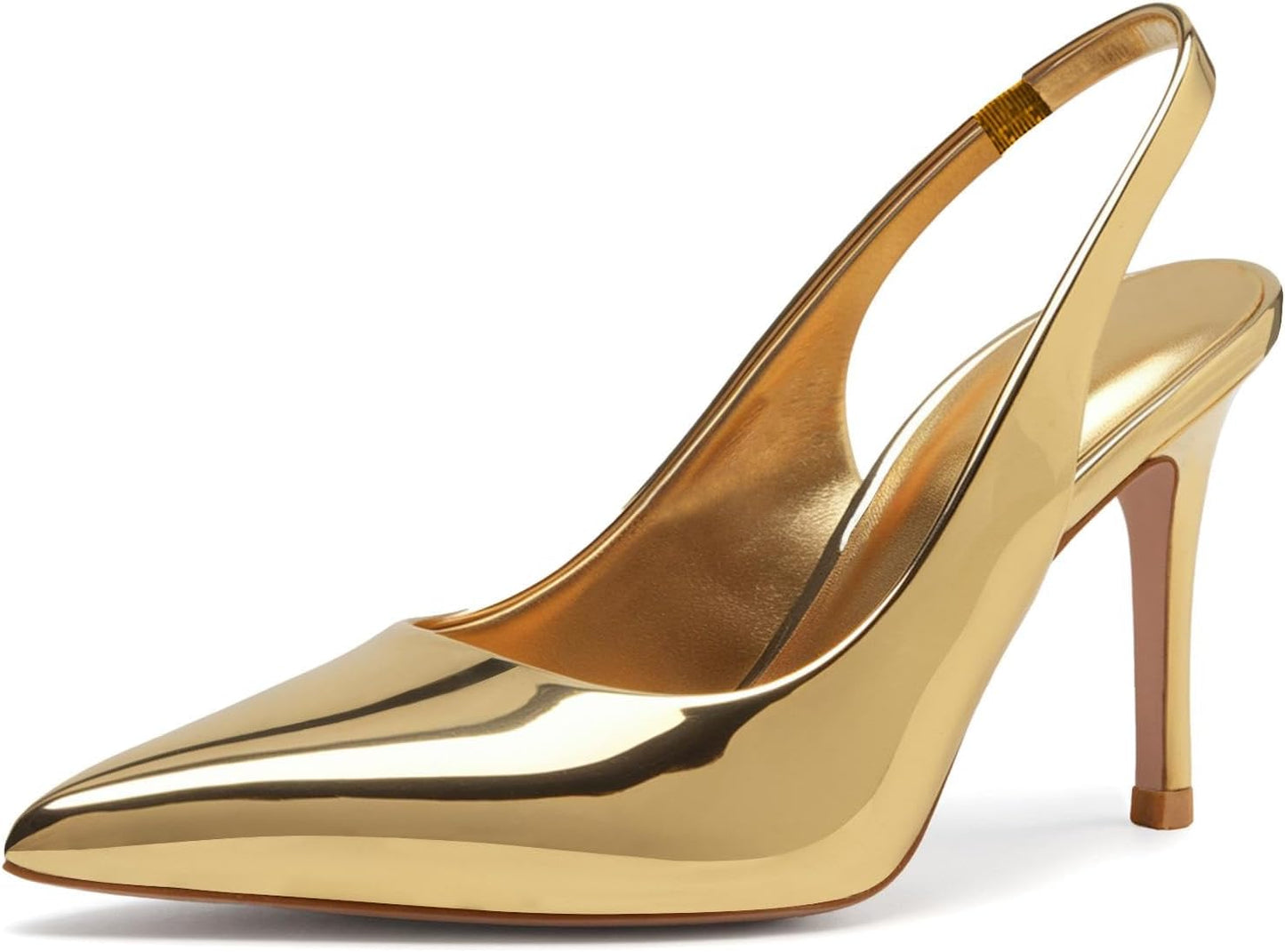 Slingback Heels for Women: Pointed Toe Stiletto Pumps
