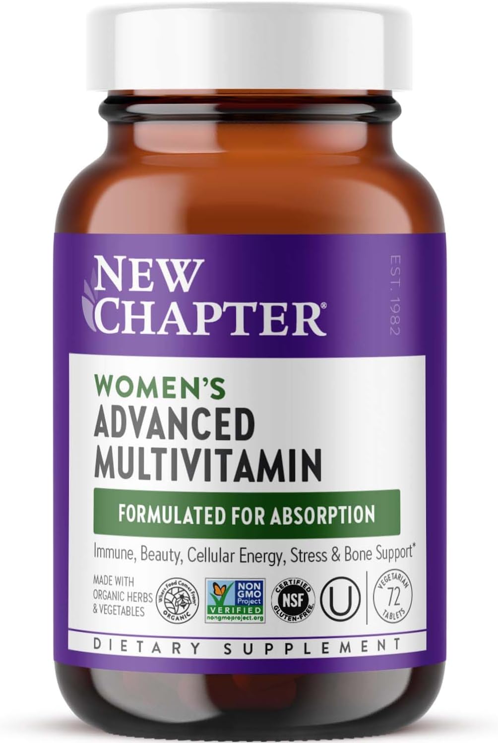New Chapter Women's Multivitamin for Stress, Bone, and Energy