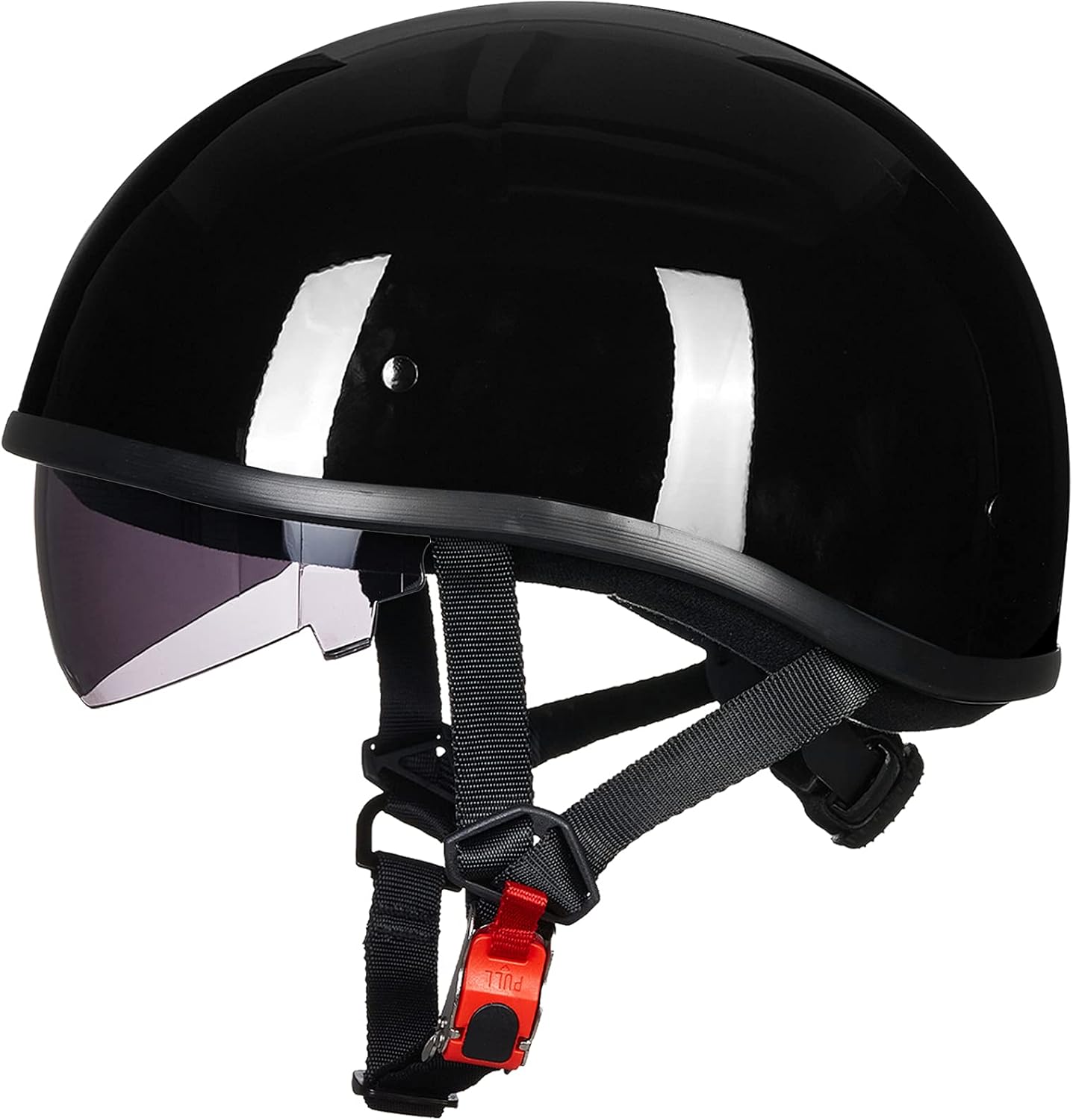 ILM Motorcycle Half Helmet with Sunshield for Cruiser and Scooter