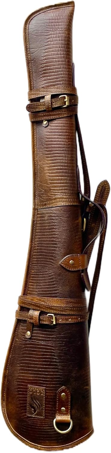 33 Inch Genuine Leather Rifle Case for Shotgun & Hunting Gear