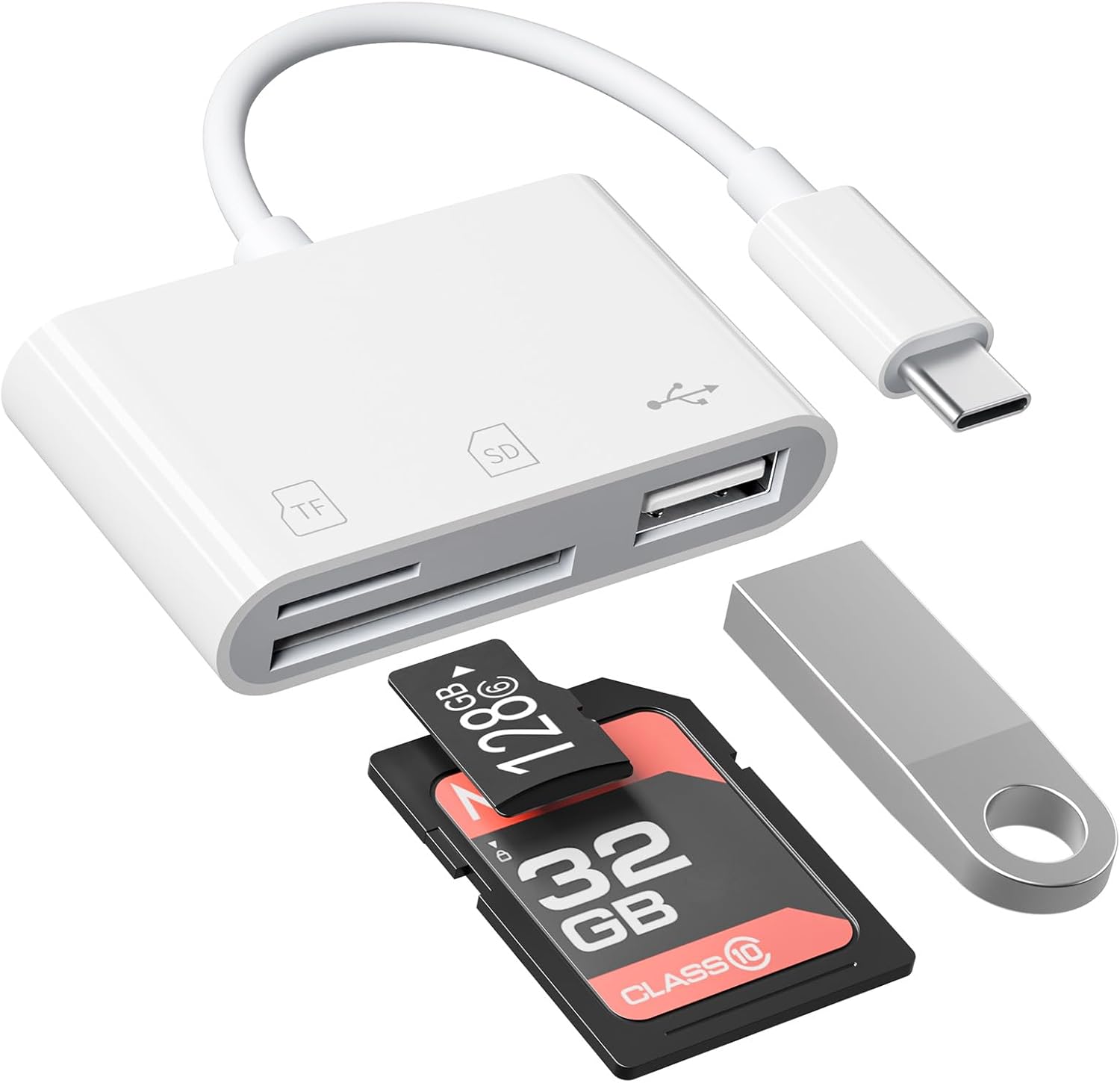 SUNTRSI iPhone Camera Adapter with Dual Card Slots