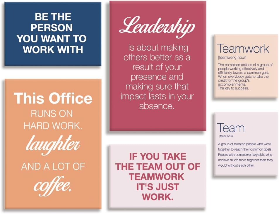Boost Office Morale with YEOION Canvas Set